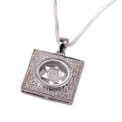 sterling necklace & pendant of spinning star of David ! Gift Jewelry & Love