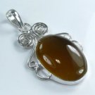 Special Agate silver 925 pendant + sterling necklace ! Gift Jewelry & Love