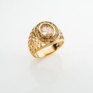Fashion 18k gold plated white zircon woman ring size 10 ! Gift Jewelry & Love