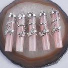 1pc Fashion silver 925 necklace & dragon roze quartz pendant ! Gift & Jewelry