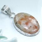 Natural Calcite silver 925 pendant + sterling necklace ! Gift Jewelry & Love