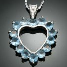 Swarovski Heart style crystal Zircon Pendant Necklace ! Gift Jewelry & Love