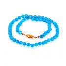 Fine fashion Jewelry Genuine Turquoise beaded necklace ! Gift Jewelry & Love