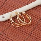 Fine Fashion Elegant 18KGP (gold plated) Lady Earrings ! Gift Jewelry and Love