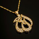 Fashion 18k gold plated Allah Islamic pendant & necklace ! Islam Jewelry & Gift