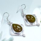 Fine fashion sterling 925 & agate hanging earrings ! Gift Jewelry & Love