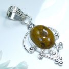 Jasper stone silver 925 pendant + sterling necklace ! Gift Jewelry & Love