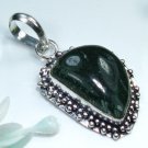 Aventurine silver 925 pendant + sterling 925 necklace ! Gift Jewelry and Love