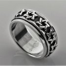 Solid sterling silver 925 king David stars unisex ring size 10 ! Gift & Jewelry