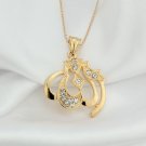 Fashion 18k gold plated allah Islam pendant & necklace ! Gift Jewelry & Love