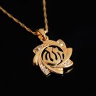 18k gold plated Allah Islamic Design Pendant & necklace ! Islam Gift & jewelry
