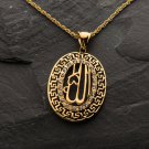 Special 18k gold plated Allah muslim Pendant & Necklace ! Gift & Islam Jewelry
