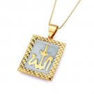 Fashion 18K gold plated Allah islam Pendant & Necklace ! Gift Jewelry & Love