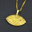 Fashion 18k gold plated Allah Islam design pendant & necklace ! Gift & Jewelry