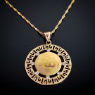 Fashion 18k gold plated Allah Islamic Pendant & Necklace ! Gift Jewelry & Love