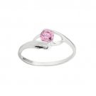 Fine classic fashion silver 925 ring 0.25 ct zircon size 6 ! Gift Jewelry & Love