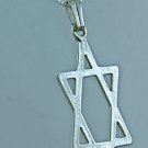 Fashion silver 925 pendant - Star of David , sterling Necklace ! Gift & Jewelry