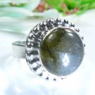 Special natural Labradorite silver 925 ring size 6 1/2 ! Gift Jewelry & Love