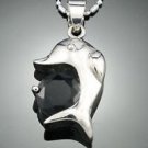 18k gold plate Dolphin Sapphire Accent Pendant Necklace ! Gift Jewelry & Love