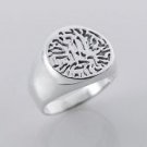 Solid sterling silver 925 ring hebrew write Shema Israel Your God Is One size 9