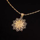 18k gold plated OM symbolizes of Hinduism pendant & necklace ! Gift & Jewelry