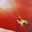 Fine Fashion jewelry 18k gold plated Camel The desert ship Pendant and Necklace