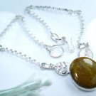 Ocesn jasper silver 925 pendant + sterling necklace ! Gift Jewelry & Love