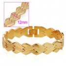 18k gold plated fashion pretty Bracelet Fold-over Clasp