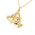 Pretty vase 18K Gold Plated Pendant & Necklace (chain) ! Gift Jewelry & Love