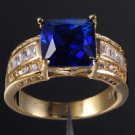 Fine stamped 10k gold filled set Tanzanite unisex ring size 11 ! Gift & Jewelry