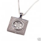 sterling silver necklace & spinning star of David pendant ! Gift Jewelry & Love
