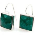 beautiful sterling earrings set similar Emerald stone ! Gift Jewelry & Love