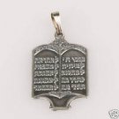 Silver 925 pendant - two tablets of Ten Commandments
