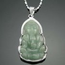 Pretty 18k gold plated Elegant Jade Pendant Necklace ! Gift Jewelry & Love