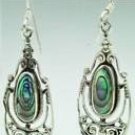 Fashion silver 925 earrings set with colorful sea shell ! Gift Jewelry & Love