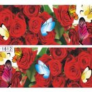 Flower Decal Water Transfer Women Manicure Nail Art Stickers DIY Decoration HH44