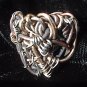Shield of Trinity - Sterling Silver and Gold Ring