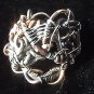 Diadem of Truth - Sterling Silver and Gold Ring