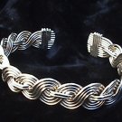 Braided Multistrand Bracelet ( Shown in Nickle Silver )