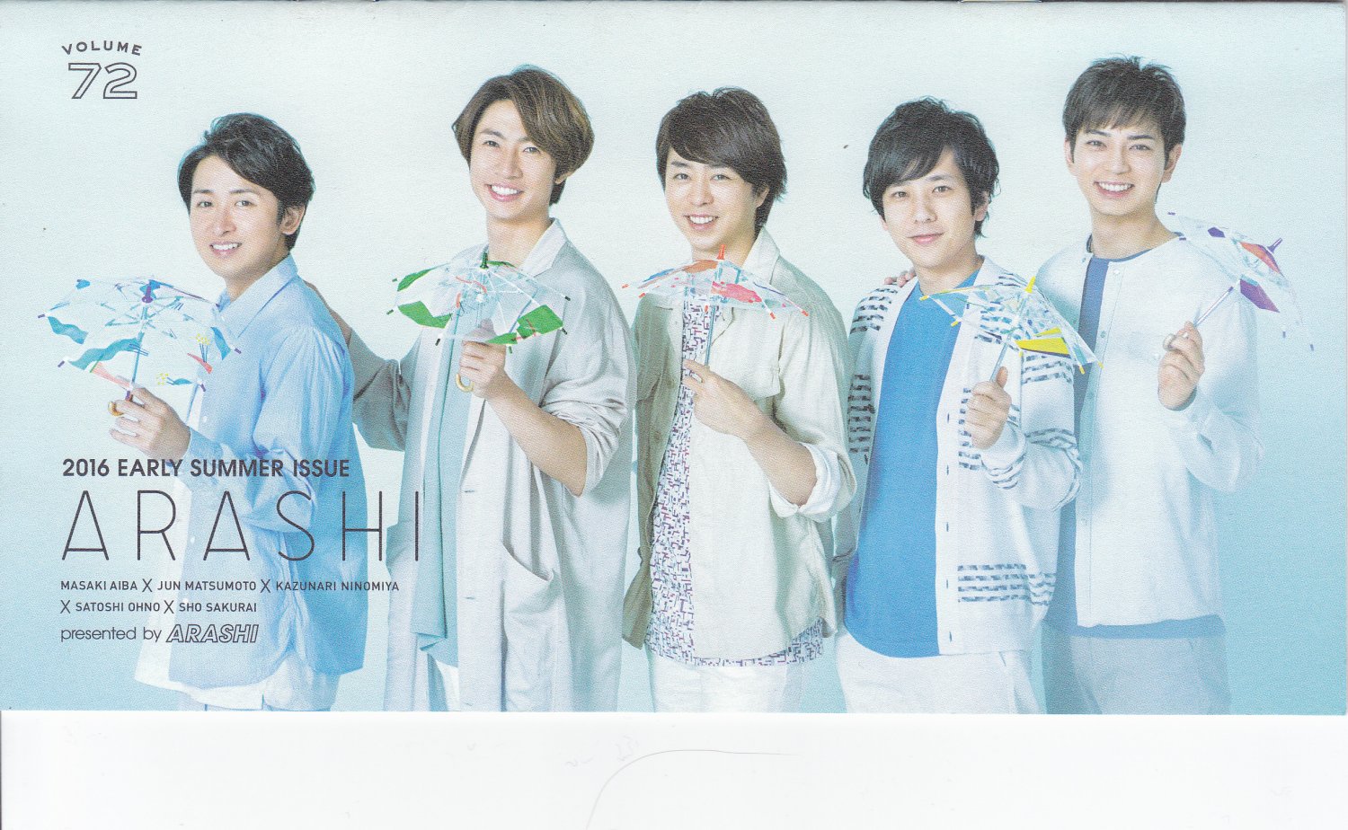 ARASHI - FC Newsletter - No. 72 - 2016 May