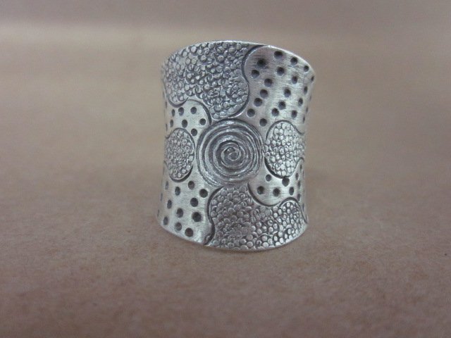 Fine Fashion silver Rings Hill tribe thai karen solid Vintage spirale Typhoon