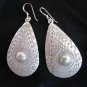 Fashion earrings Hill tribe Genuine silver boho tribal Gothic dangle thai ER95