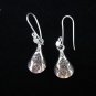 Fashion earrings Hill tribe Genuine silver thai karen tribal Engraved Tube ER21