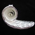 Fashion Womens Solid Silver Pendants Hill tribe Tribal Karen Spirale Shell P08