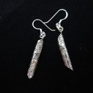 Fashion earrings Hill tribe Genuine silver thai karen tribal cute straw ER139