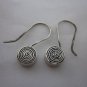 Fashion Silver Earrings Hill Tribe Hipster Punk Retro Spirale Dangle Rolls ER119