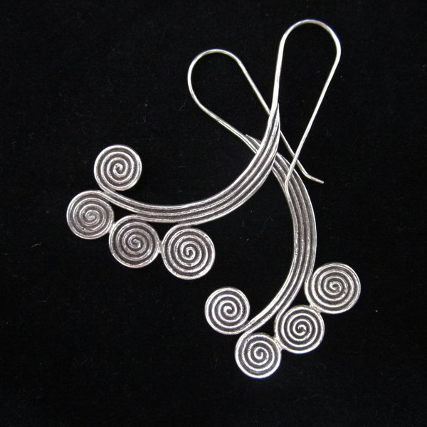 Fine Fashion Silver Earrings Hill Tribe Spiral Vintage &Oslash;&sect;&Ugrave;�&Ugrave;�&Oslash;&not;&Ugrave;�&Ugrave;�&Oslash;&plusmn;&Oslash;&sect;&Oslash;&ordf; &Oslash;&pound;&Ugrave;�&Oslash;&plusmn;&Oslash;&sect;&Oslash;&middot; &Ugrave;�&Oslash;&para;&Oslash;&copy; ER101