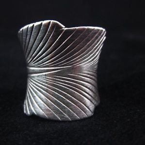 Fashion Silver Rings THAI HILL TRIBE ethno Silber artigianato Argento Anello R08
