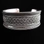 Fashion Sterling silver Bracelets jewelry bangles Precious pigtail twist texture