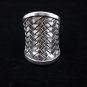 Fashion Silver Rings Hilltribe della artigianato Argento Anello ethno Silber R05